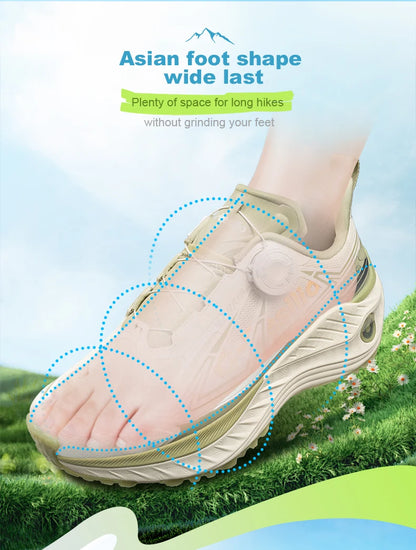 ONEMIX udendørs løbesko til mænd, elastiske trailsko, lette og åndbare sneakers til kvinder, parsko til fritid, vandtætte sko