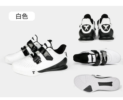 Professional Weightlifting Shoes Comfortable Indoor Squat Training Shoes Durable Anti Slip Weightlifting Hard Pull Sports Shoes