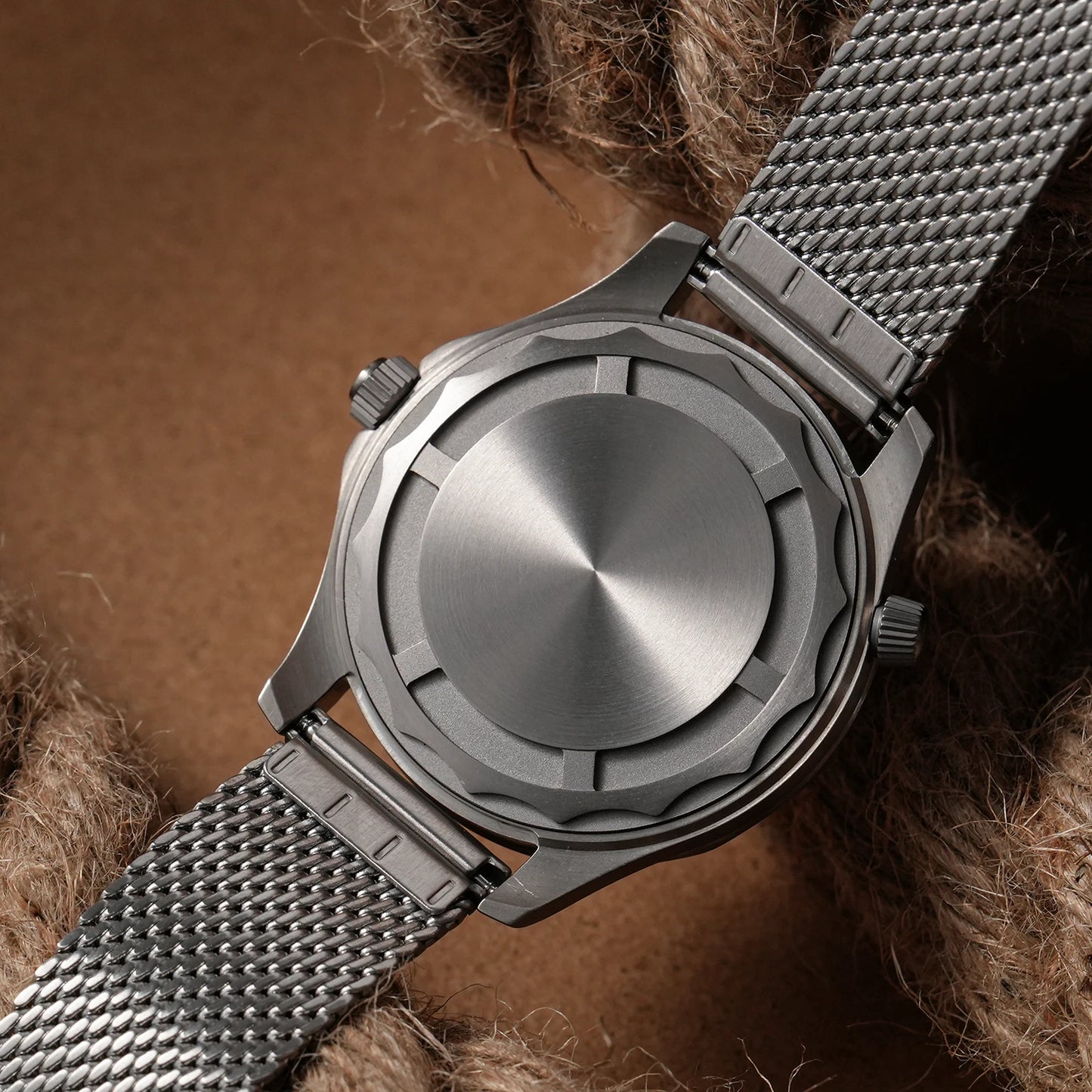 Watchdives 42mm Seafarer Grade 2 Titanium NTTD Dive Watch WD007Q V2 VH31 Sweep Second Quartz Movement Luminous Sapphire Watches