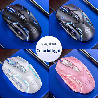Original G5 Wired Mouse Backlight High Sensitivity 6 Keys Macro Programming Gaming Mechanical Mouse For Game Computer Tablet PC