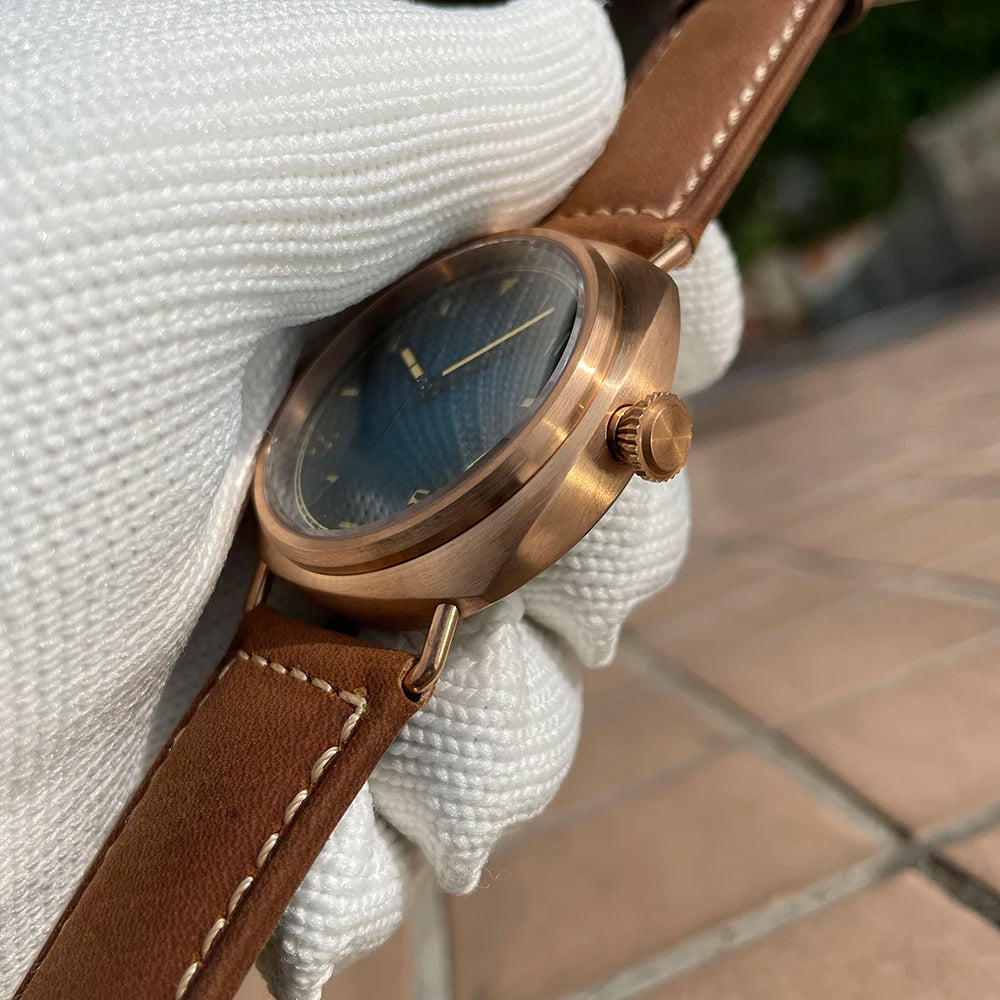 STEELFLIER Official SF760S Luxury Bronze Mechanical Watch NH35 Movement Sapphire Crystal Swiss Luminous 20Bar Waterproof Wristwatch