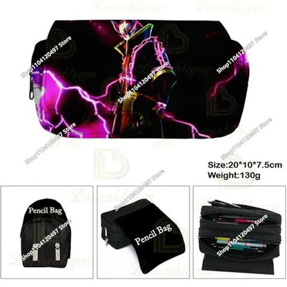 Fortnite Student Pencil Case Large Capacity Pencil Case Kids Toys Pen Bag School Supplies Stationery Pouch Boys Game Gifts