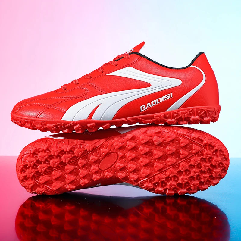 Fodboldsko til mænd, åndbare fodboldstøvler, futsal, ultralette professionelle træningssneakers, unisex græsknopper til kamp og sport
