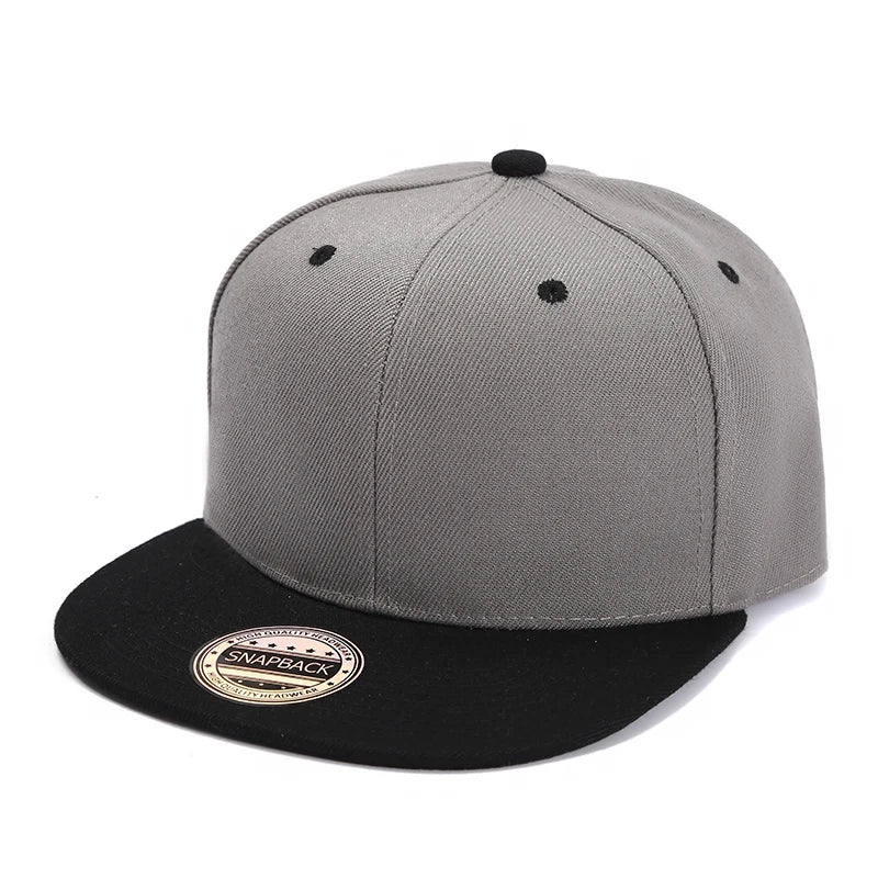 Custom Print Embroidery Logo Flat-brimmed baseball cap Unisex Outdoor Hat Hip Hop Dad Hat Gorras Hombre Street Snapback Hat