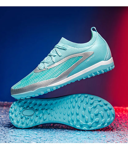 New Men's Football Boots Outdoor Cleats Breathable Adult Non-Slip Soccer Shoes Sport Long Spikes Training Boys Match Comfortable