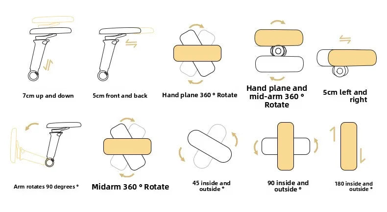 Tragbarer minimalistischer ergonomischer Stuhl mit 10D-Armlehne, Computerstuhl, Bürostuhl, Lernstuhl, Gaming-Stuhl, stabil und langlebig