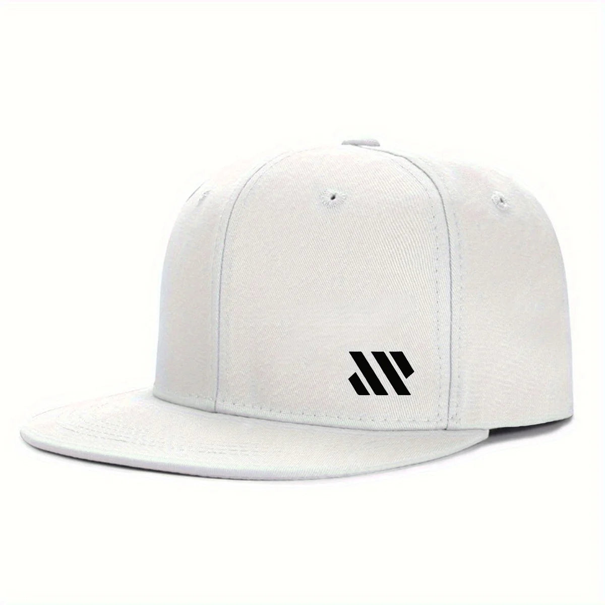 Gorra de béisbol con logotipo blanco. Gorra unisex ajustable, transpirable y de ala plana. Gorra ligera para actividades al aire libre y viajes. Gorra.