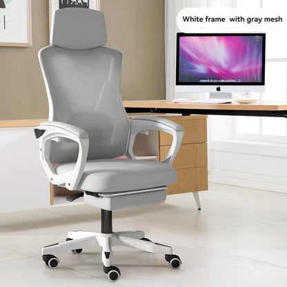 High Density Sponge Mesh Office New Design Home Office Furniture Comfortable Chair with Footrest