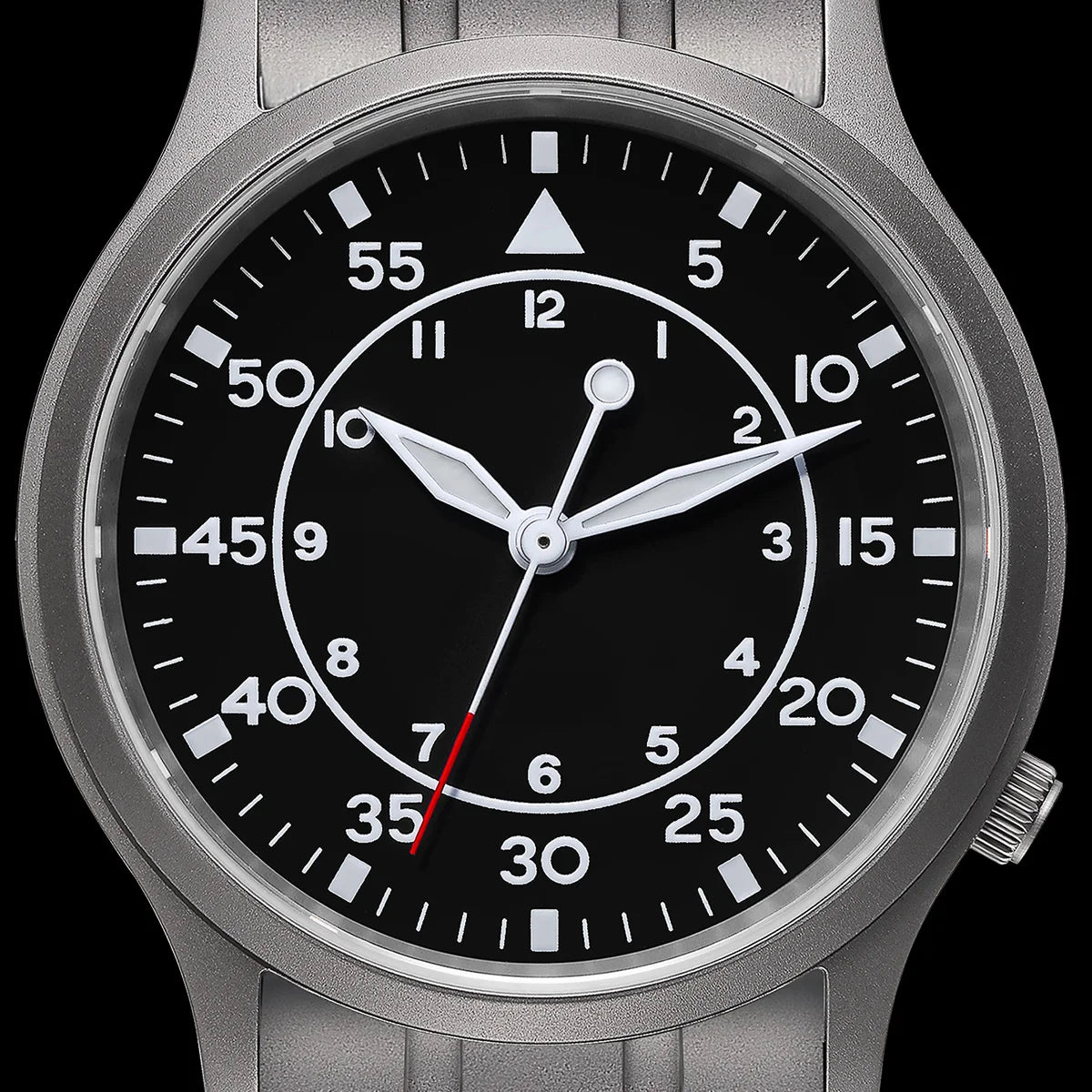 BERNY Titanium Men Wristwatch AR Coat Sapphire Fashion Wristwatch Luminous VH31 Ultra-thin Quartz Watch Waterproof 5ATM Watches