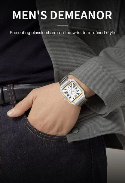 Specht & Söhne New Men's Watches Japan Miyota 8215 Movement Mechanical Wristwatches Stainless Steel 50M Waterproof Men's Watch