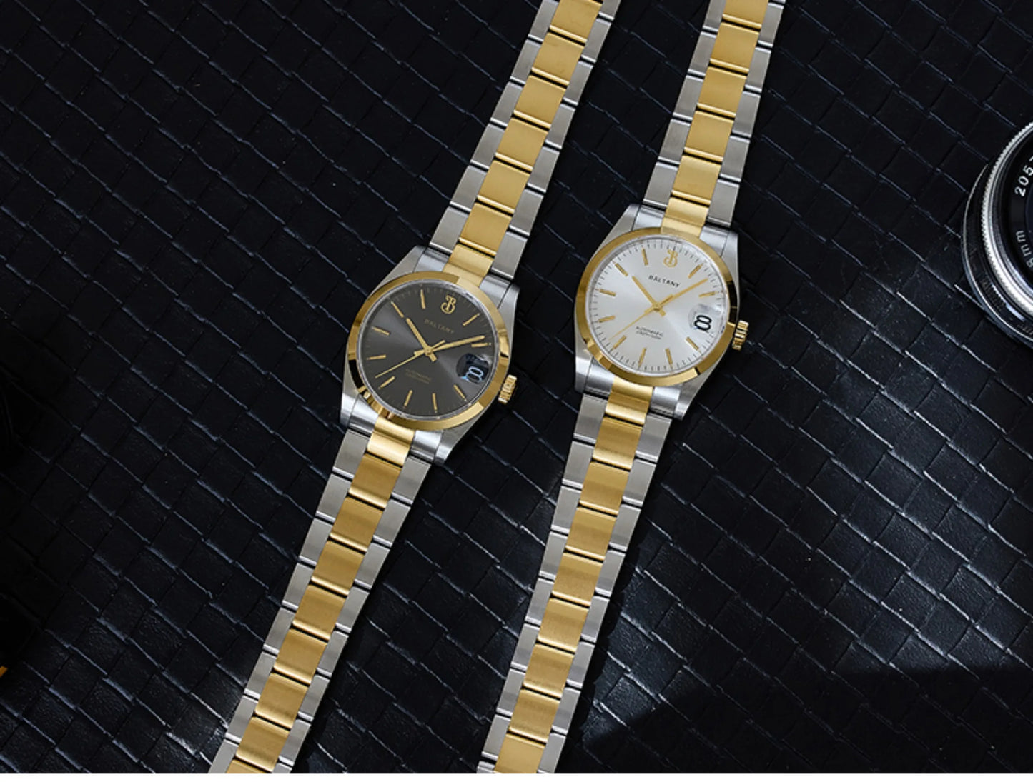Baltany Men Automatic Watch 36MM Mechaical Wristwatch Bubble Sapphire 10ATM Waterproof C3 Luminous NH35