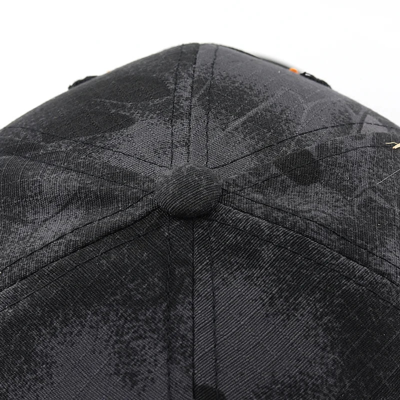 Antler Element Camouflage Baseball Cap, With Embroidery, Unlock New Experience of Outdoor Trendy Outfit