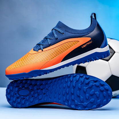 New Men's Football Boots Outdoor Cleats Breathable Adult Non-Slip Soccer Shoes Sport Long Spikes Training Boys Match Comfortable