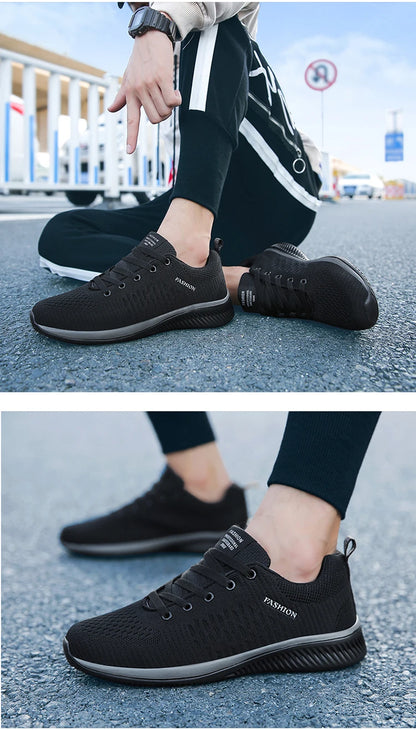 Scarpe da running da uomo traspiranti, leggere e comode, scarpe casual da uomo, sneakers outdoor slip-on per camminare