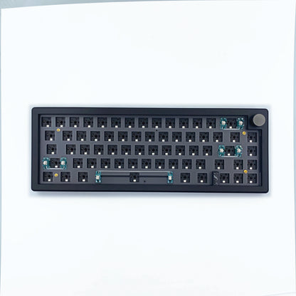 Kit de teclado mecânico personalizado GMK67 65% Gasket Bluetooth 2.4G sem fios hot-swappable com retroiluminação RGB