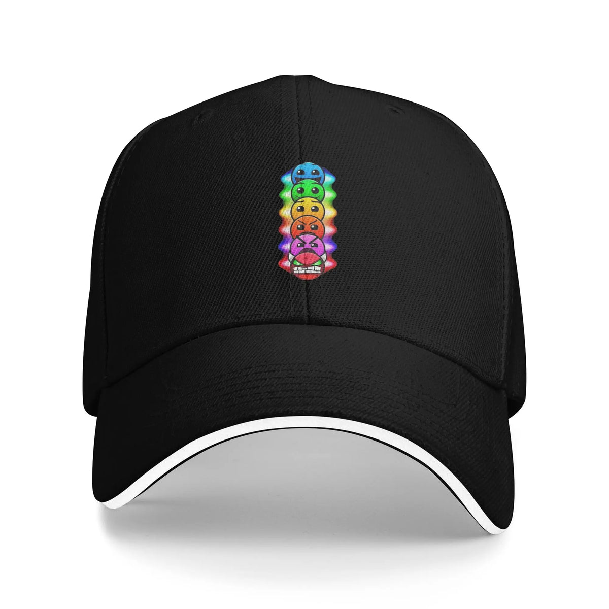 Geometry Cube Gaming Dash -baseball-lippalakki Hip Hop Sandwich -hatut Unisex-säädettävä Dad Hat -urheilulippalakki