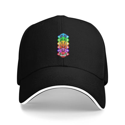 Geometry Cube Gaming Dash -baseball-lippalakki Hip Hop Sandwich -hatut Unisex-säädettävä Dad Hat -urheilulippalakki