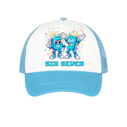 Steal A Brainrot 67 Baseball Cap Game Character Print Sun Hat Kids Adult Adjustable Peaked Caps Anime Fashion Summer Casual Hats