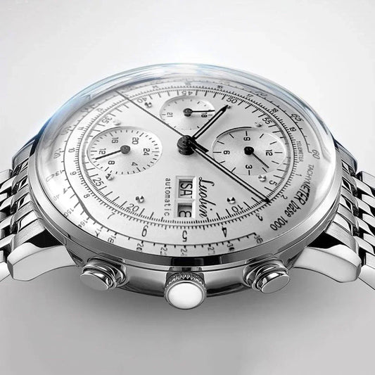 Orologio di lusso da uomo automatico meccanico a carica automatica, elegante, in acciaio inossidabile, luminoso, Relojes Para Hombre 2020