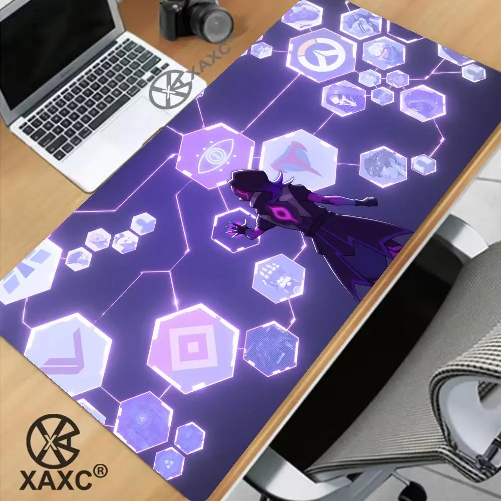 Großes Overwatch-Mauspad Kawaii XXL PC-Computer-Schreibtischmatte Gamer-Büroteppich Tastatur-Tisch Gaming-Zubehör MousepadXAXC