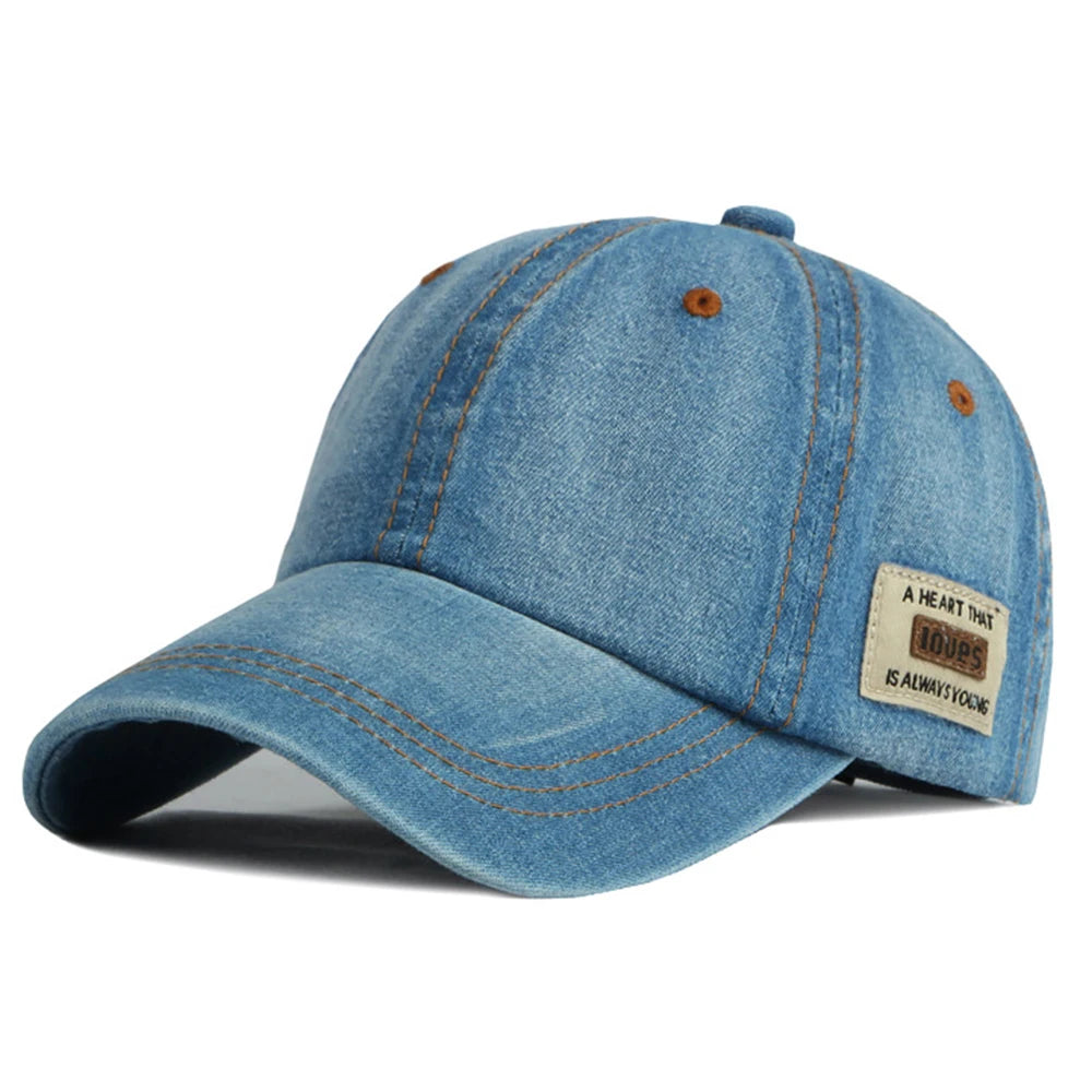 FS Brand Blue Denim Hat For Men Summer Baseball Caps Luxury Women Designer Hat Streetwear Trucker Cap Gorras Para Hombre 2026