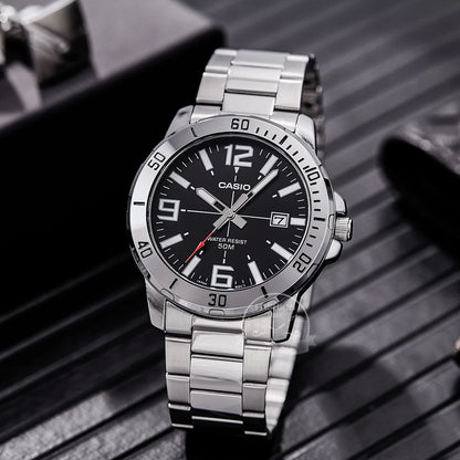 Casio Watch For Men Stainless Steel Bracelet Business styles  relogio masculino MTP-VD01D