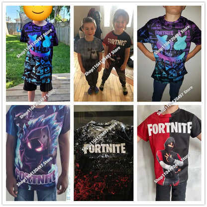 Game Fortnite Hoodies Teenager Boys Hoodie Kids Sweatshirts Cartoon Leisure Outwear Children Cosplay Pullovers Streetwear Gift