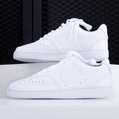 Nike Genuine Court Vision Low Ténis unissexo de cano baixo duráveis CD5434-100