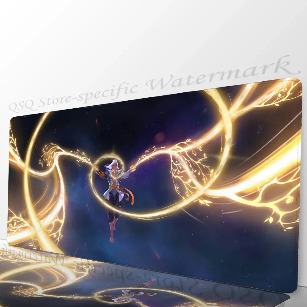 Tapete de rato Lifeweaver Overwatch 2, tapete de secretária com base, acessórios gaming Prime Gaming XXL, tapete acolchoado para teclado
