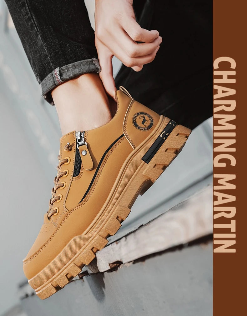 Lässige Herren-Sportschuhe für Outdoor, Wandern und Streetwear – bequem, modisch, mit dicker Sohle