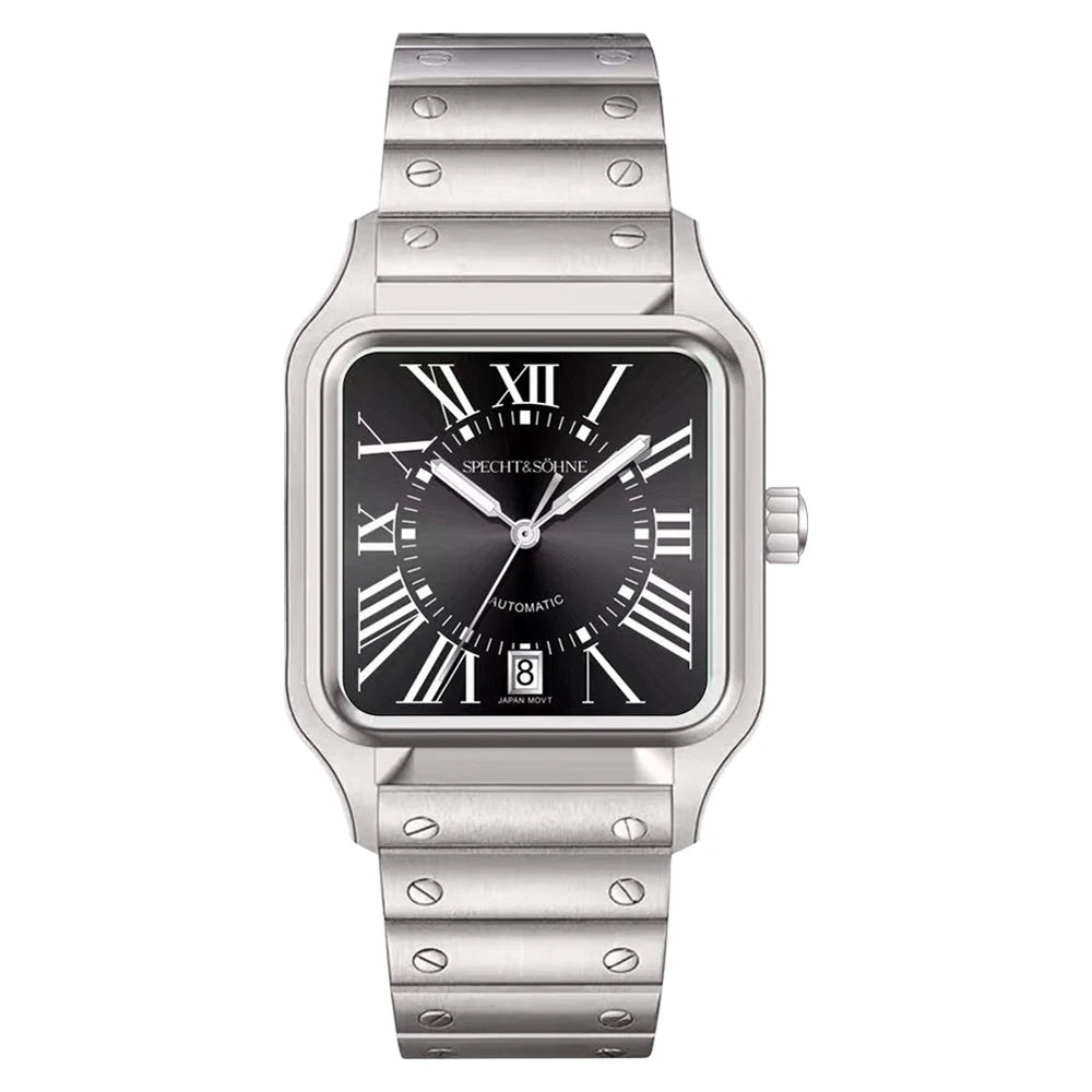 Specht & Söhne New Men's Watches Japan Miyota 8215 Movement Mechanical Wristwatches Stainless Steel 50M Waterproof Men's Watch