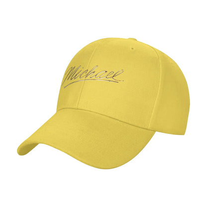 Cappellino da baseball con logo Michael Biopic Sun - Cappellini estivi casual hip hop da uomo per Michael Jackson - Cappellini da baseball per adulti, da caccia e da campeggio