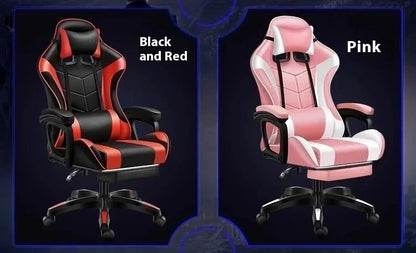 Gaming Chair Ergonomic Gaming Chair Net Coffee Computer Chair Home Reclining Office Comfortable Swivel Gaming Chair