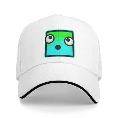 Geometry Cube Gaming Dash -baseball-lippalakki Hip Hop Sandwich -hatut Unisex-säädettävä Dad Hat -urheilulippalakki