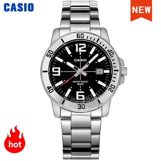 Casio Watch For Men Stainless Steel Bracelet Business styles  relogio masculino MTP-VD01D