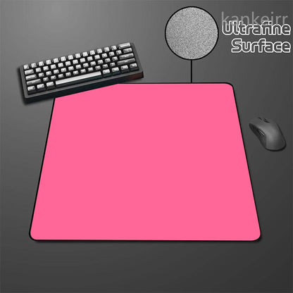 Schwarzes Speed-Mousepad, einfarbig, hochelastisch, rutschfeste Unterseite, Gaming-Mausmatte, Premium-E-Sports-Mousepad, ultrafeine Oberfläche, Deskmat