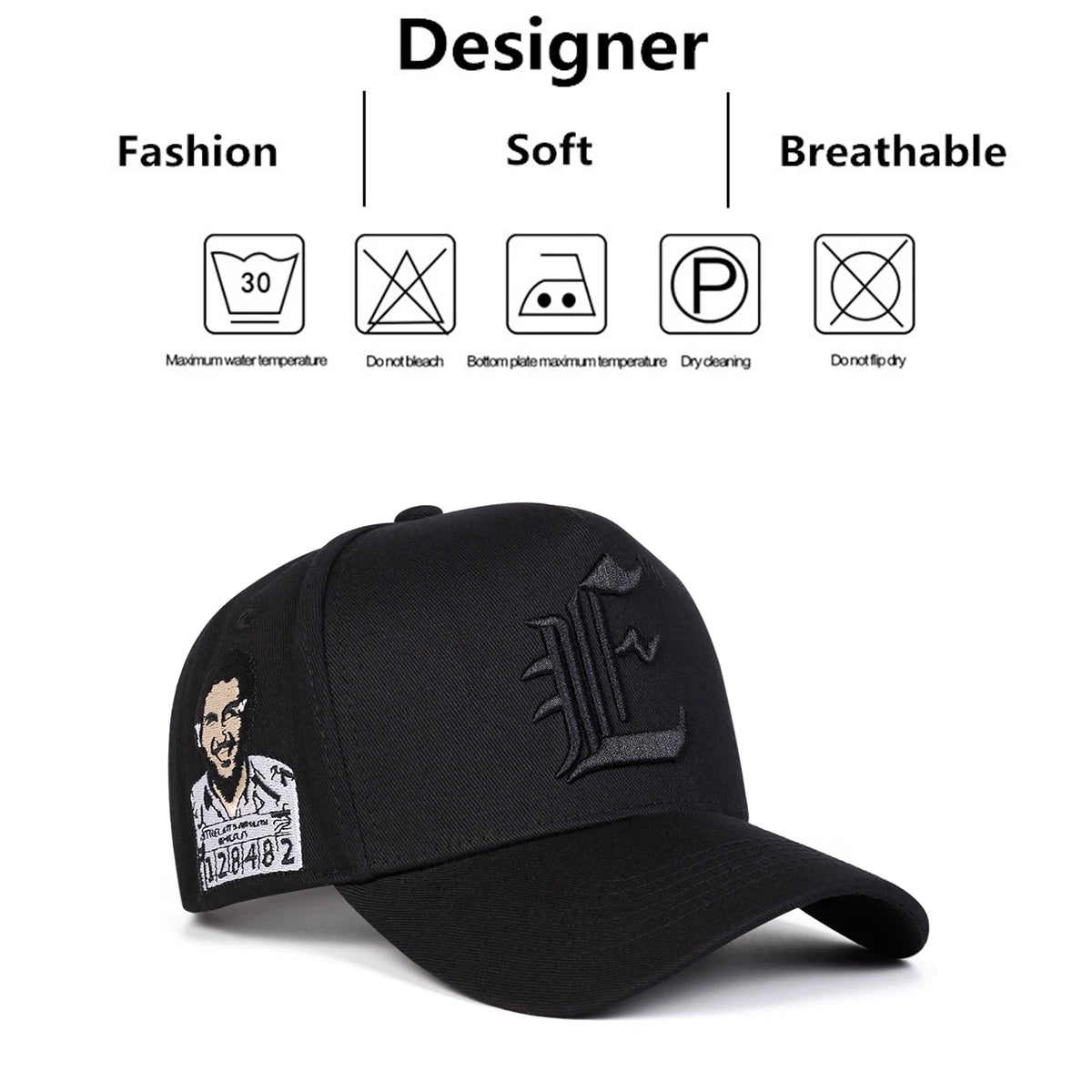 Șepci de baseball unisex cu broderie „E”, pentru primăvară și toamnă, pentru activități în aer liber, reglabile, casual, cu protecție solară, șepci sportive