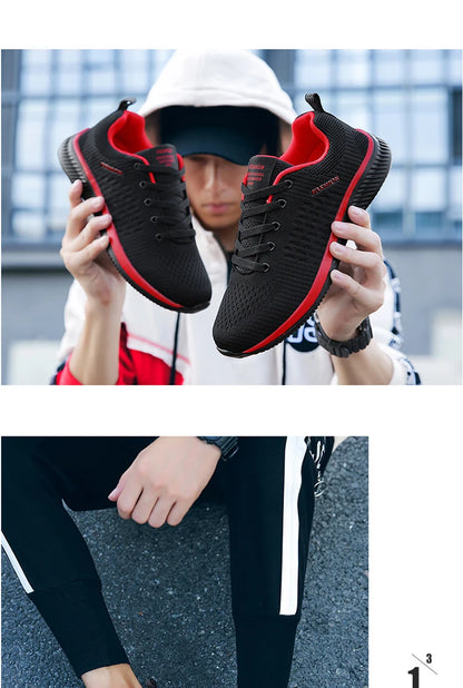 Scarpe da running da uomo traspiranti, leggere e comode, scarpe casual da uomo, sneakers outdoor slip-on per camminare