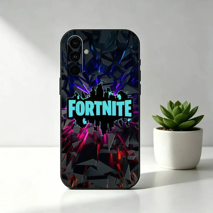R-Royales F-Fortnites Gaming-Handyhülle aus weichem schwarzem Silikon für Samsung Galaxy A73,A72,A71,A70,A53,A52,A51