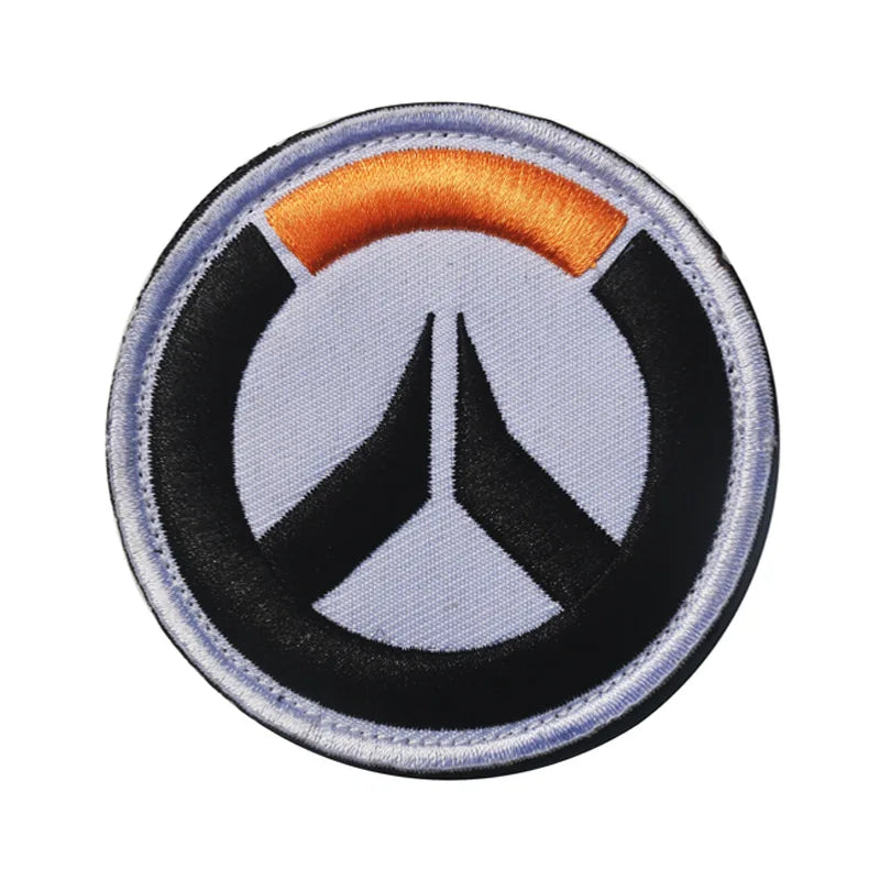 Overwatch D.Va bestickter Magic-Arm-Patch-Sticker für Cosplay, Rucksack und Kleidung – Aufkleber-Dekoration, Fan-Merchandise, Geschenk