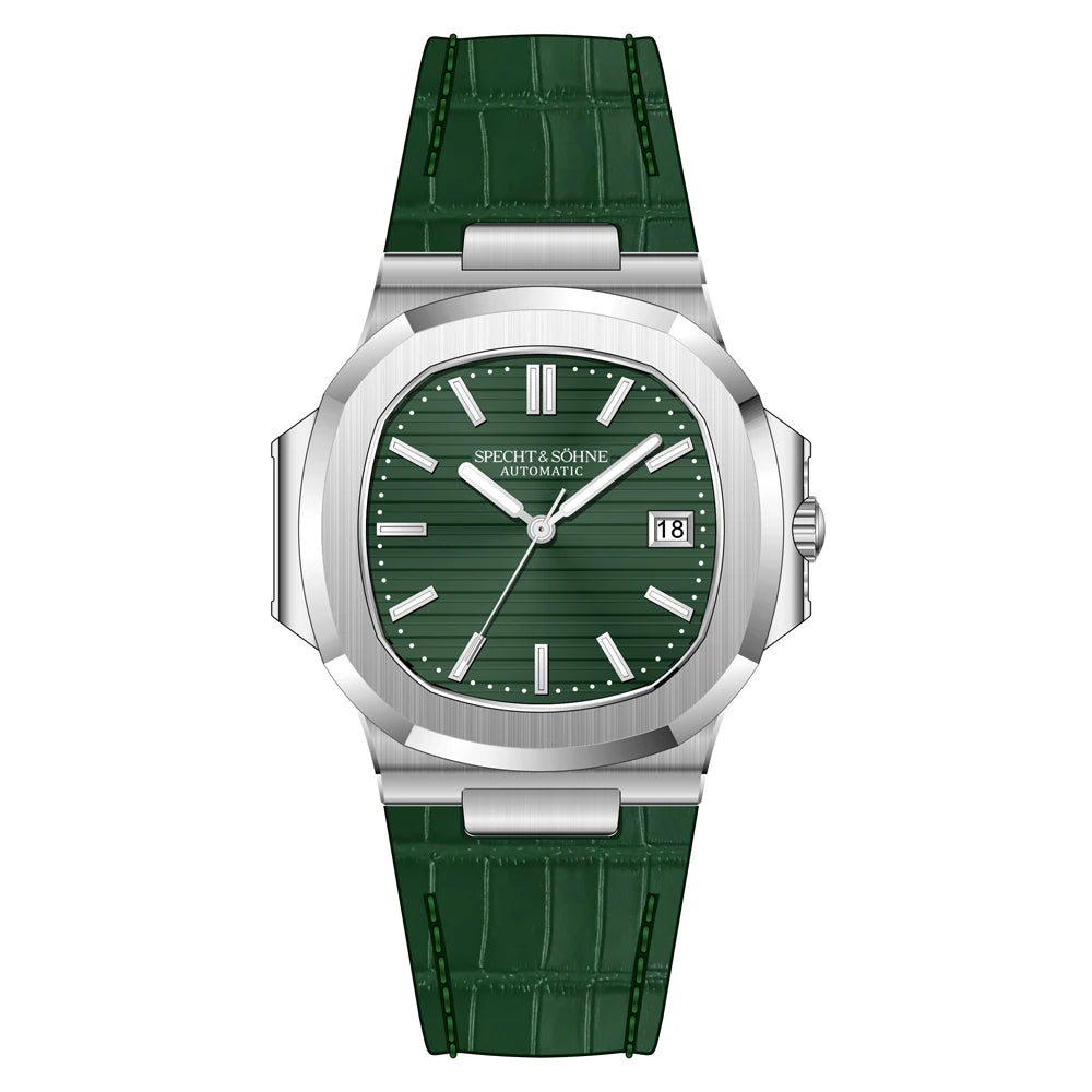 Specht&Sohne 2025 Nuovo Orologio Classico di Lusso da Uomo Automatico in Acciaio Inossidabile con Zaffiro 8215, Orologio da Polso Meccanico