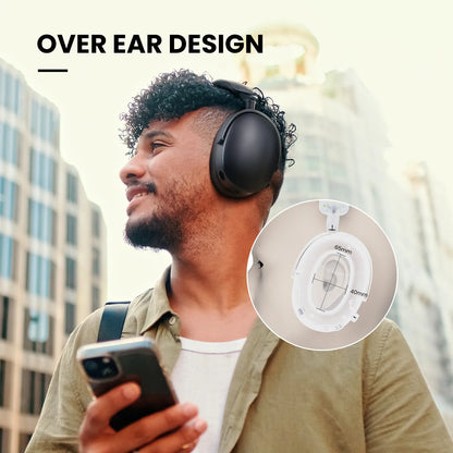 Oneodio SuperEQ A200 Cuffie wireless Bluetooth 5.4 ANC – Headset over-ear con cancellazione del rumore, microfono ENC, audio Hi-Res e controllo tramite app