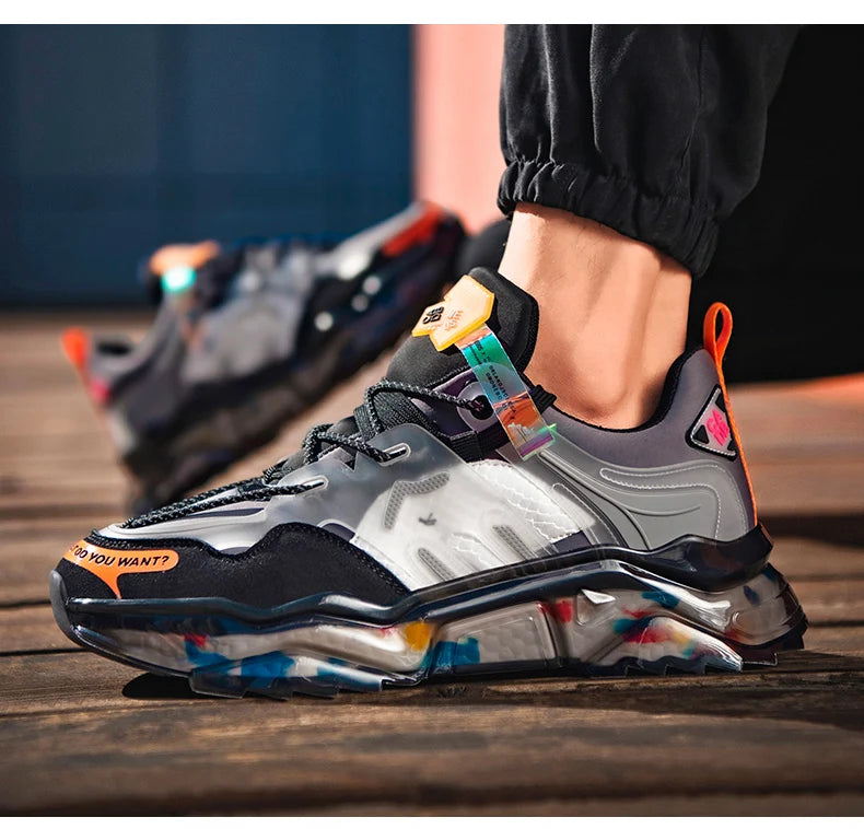 Zapatillas para hombre, calzado casual masculino, tenis de lujo, zapatillas deportivas transpirables, mocasines de moda y calzado de running para hombre
