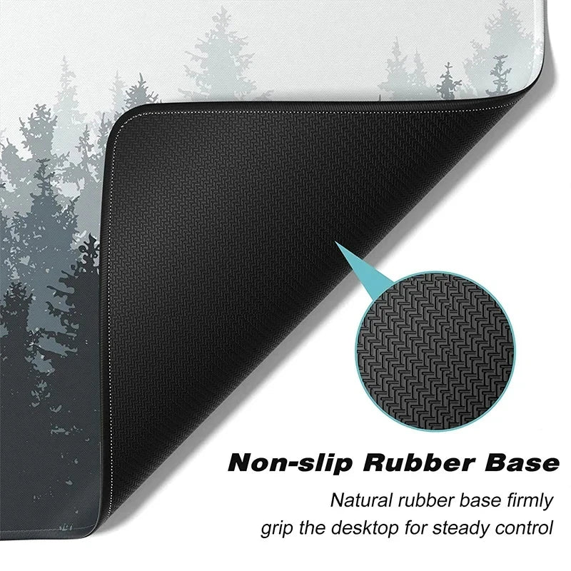 Tapete de Rato Gaming F-Fortnite Survival Battle, Grande, para Secretária e Teclado, Ergonómico, em Borracha, para PC e Escritório, Antiderrapante, Anti-Desfiamento, Personalizado para Casa