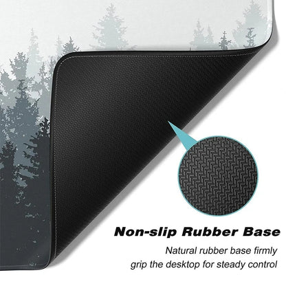 Tapete de Rato Gaming F-Fortnite Survival Battle, Grande, para Secretária e Teclado, Ergonómico, em Borracha, para PC e Escritório, Antiderrapante, Anti-Desfiamento, Personalizado para Casa