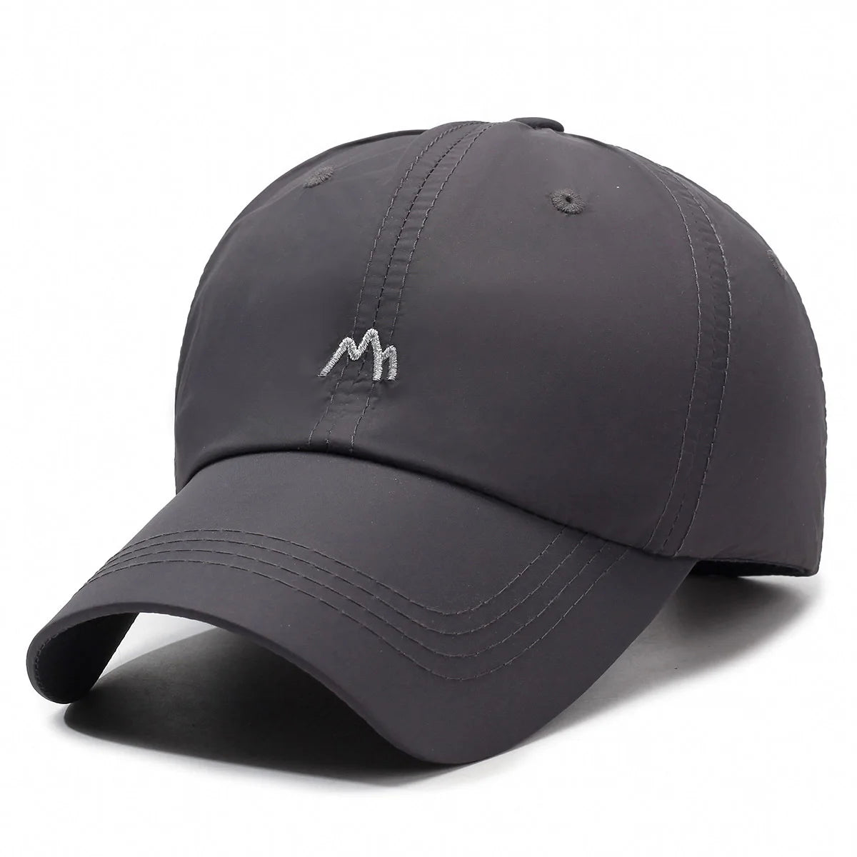 Cappellino estivo ricamato ad asciugatura rapida; cappellino da baseball con visiera sportiva regolabile per protezione solare all’aperto in primavera e in autunno