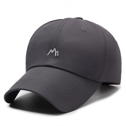 Cappellino estivo ricamato ad asciugatura rapida; cappellino da baseball con visiera sportiva regolabile per protezione solare all’aperto in primavera e in autunno
