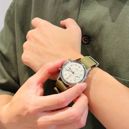 Seagull 1963 International Edition Herren-Mechanikuhr Pilotenuhr ST1901 Retro-Chronograph Armbanduhr Air Force Aviation Neu
