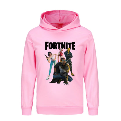 Hoodie Fortnite para Crianças Roupa de Princesa para Meninas Moda Bebé Rapazes Roupa Primavera Outono Sweatshirt Tops Infantis 4403