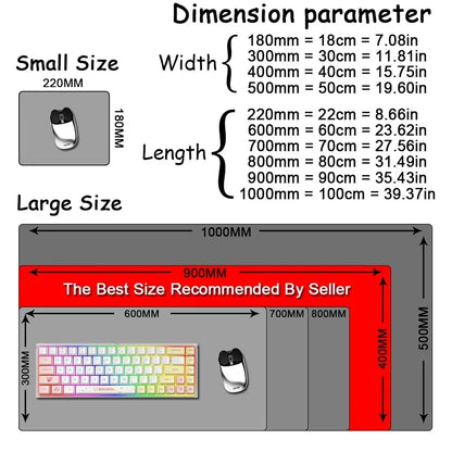 Large XXL DIY Cool Overwatch Mouse Pad Keyboard Table Gaming Accessories Non-Slip Rubber Edge locking spped Laptop Rug desk Mat, Produit gaming premium Fraquane